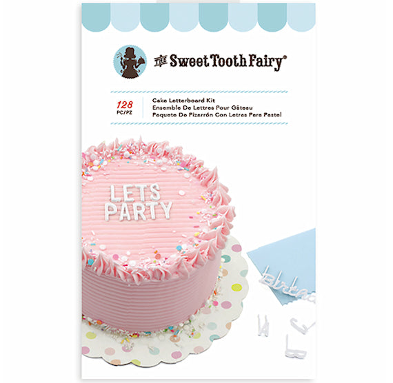 Sweet Tooth Fairy Cake Letterboard Kit: White | www.sprinklebeesweet.com