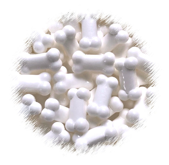 White Bone Candy Sprinkles | www.sprinklebeesweet.com
