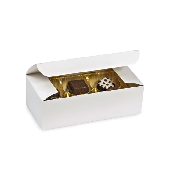 White Candy Box Set: 1/2lb - 1lb | www.sprinklebeesweet.com