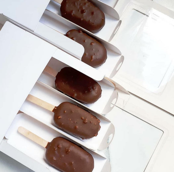White Cakesicle Box Set: 3 or 4 Cavity | www.sprinklebeesweet.com