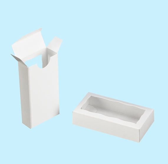 Rectangle White Favor Boxes with Window | www.sprinklebeesweet.com