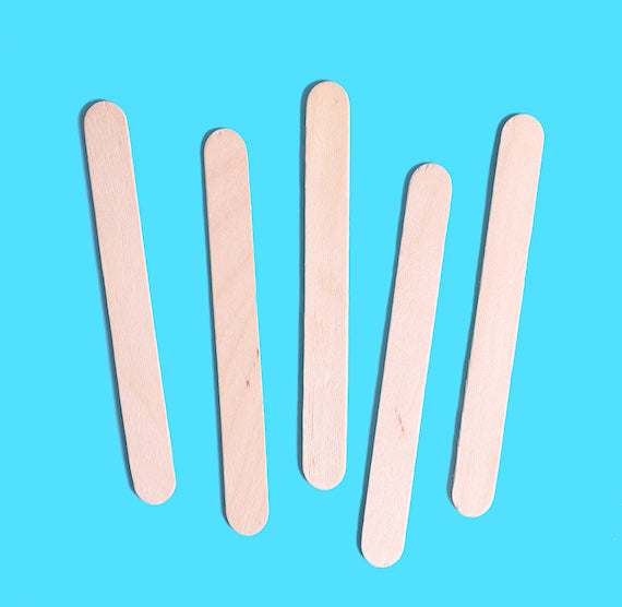 Large Wooden Popsicle Sticks: | www.sprinklebeesweet.com