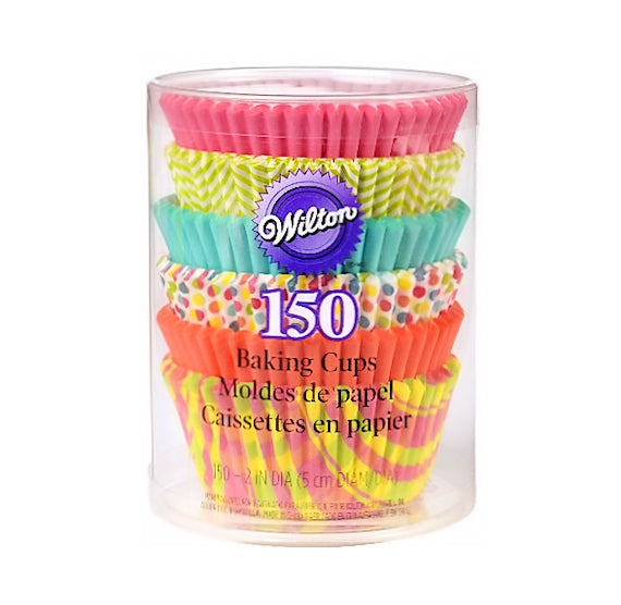 Rainbow Cupcake Liners, 150-Count - Wilton