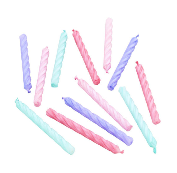 Wilton Birthday Candles: Pastel Unicorn | www.sprinklebeesweet.com