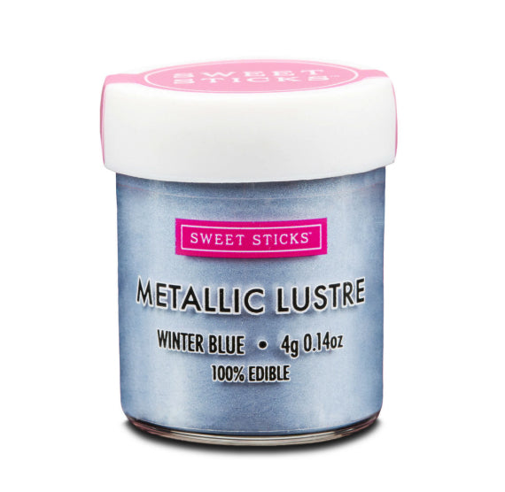 Winter Blue Luster Dust | www.sprinklebeesweet.com