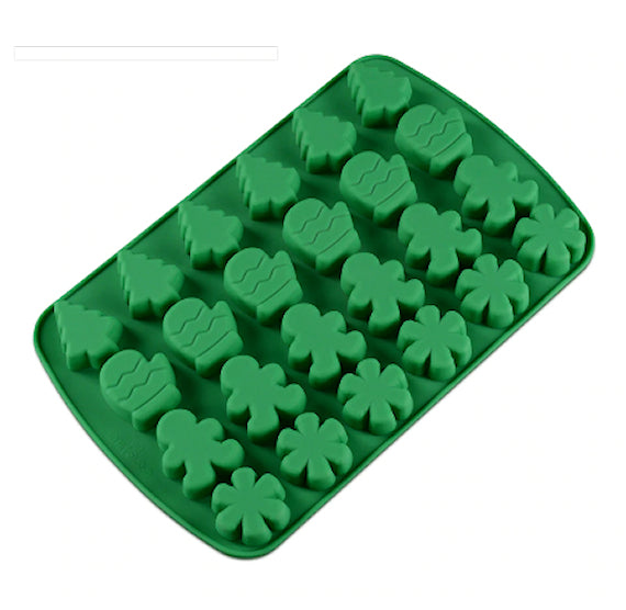Silicone Christmas Mold: Assorted | www.sprinklebeesweet.com