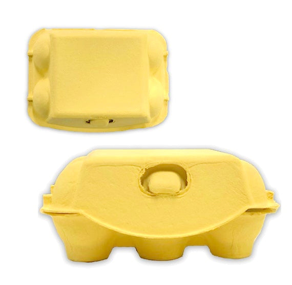 Yellow Egg Cartons: 6 Egg | www.sprinklebeesweet.com