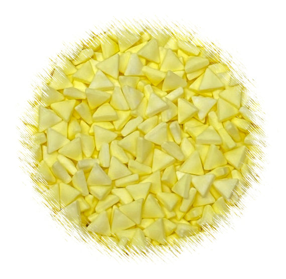 Yellow Triangle Candy Sprinkles | www.sprinklebeesweet.com