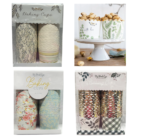 MME Baking Cup Bakers Bundle 10 Pack: Blue & Sage | www.sprinklebeesweet.com