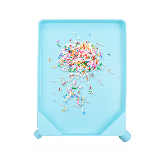 Sprinkle Catching Tray: Light Blue | www.sprinklebeesweet.com