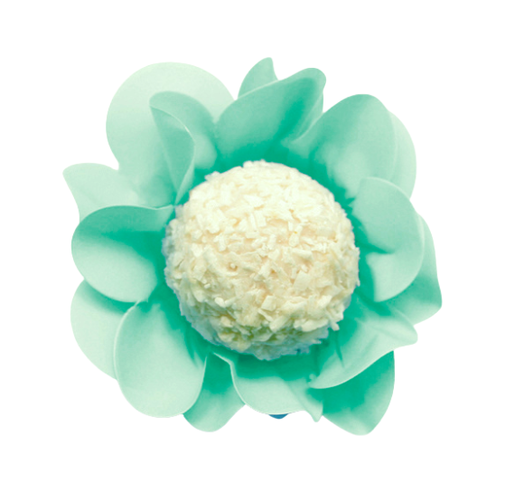 Blossom Flower Candy Cups: Mint Green | www.sprinklebeesweet.com