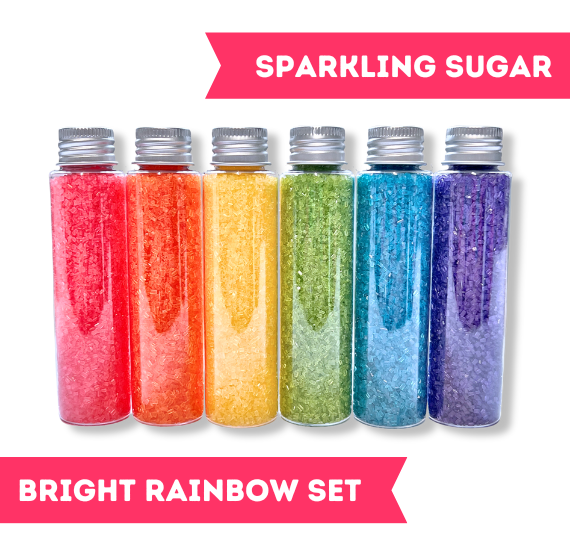 Sprinkle-It® Sprinkles Gift Set: Bright Rainbow SPARKLING SUGAR | www.sprinklebeesweet.com