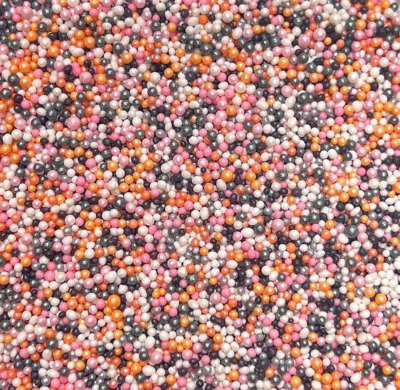 Halloween Nonpareils Mix: Ghostly - LAST CALL | www.sprinklebeesweet.com