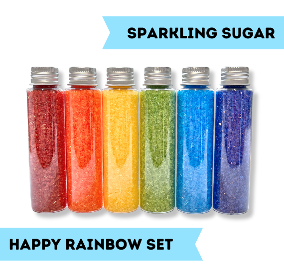 Sprinkle-It® Sprinkles Gift Set: Happy Rainbow SPARKLING SUGAR | www.sprinklebeesweet.com