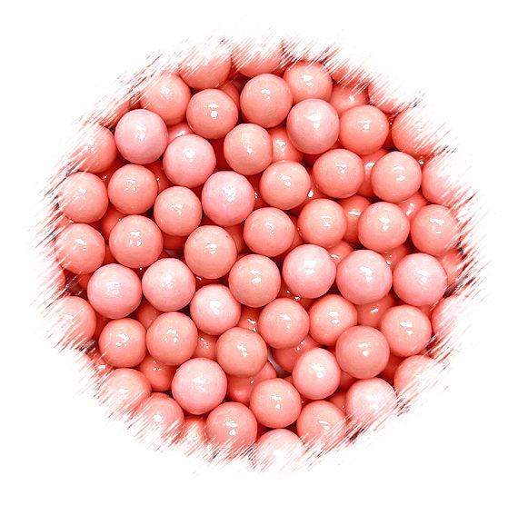 Light Pink Sugar Pearls: 8mm - LAST CALL | www.sprinklebeesweet.com
