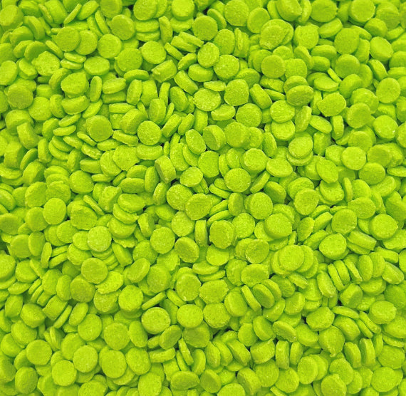 Lime Dot Sprinkles: 4mm | www.sprinklebeesweet.com