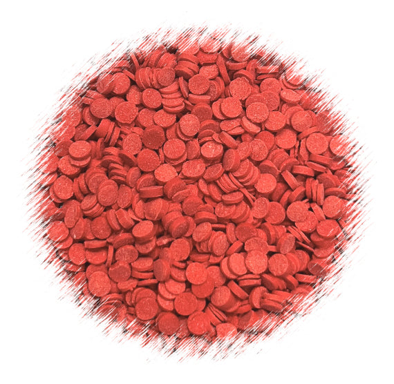 Mini Red Dot Sprinkles: 3mm | www.sprinklebeesweet.com