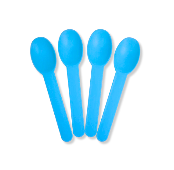 Biodegradable Ice Cream Spoons: Blue | www.sprinklebeesweet.com