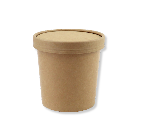 Kraft Brown Ice Cream Cartons: 16 oz | www.sprinklebeesweet.com