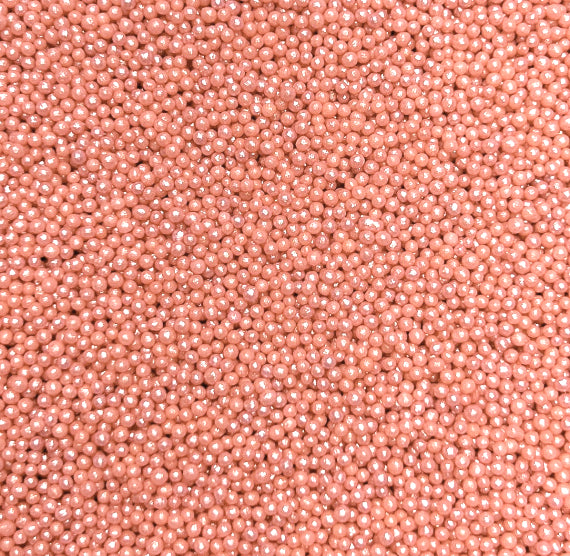 Shimmer Nonpareils: Nude Pink | www.sprinklebeesweet.com