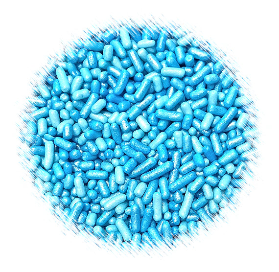 Shimmer Ombre Jimmies: Sky Blue | www.sprinklebeesweet.com