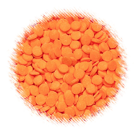 Orange Dot Sprinkles: 5mm | www.sprinklebeesweet.com