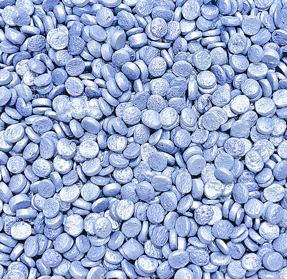 Sprinkle-It® Shimmer Confetti Dot Sprinkles: Pale Gingham Blue 4mm | www.sprinklebeesweet.com