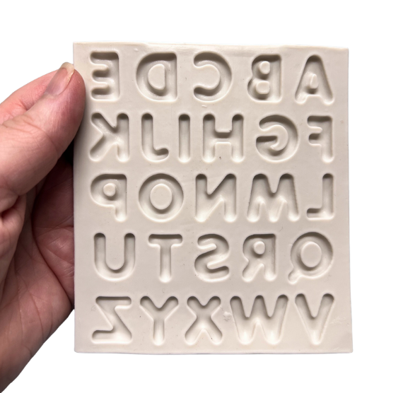 Alphabet Fondant Mold: Rounded Letters - LAST CALL