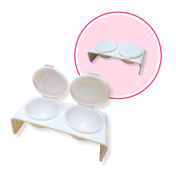 Double Paint Holder With Lids - LAST CALL | www.sprinklebeesweet.com