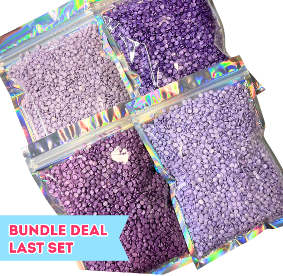 Sprinkle-It® Shimmer Confetti Dot Sprinkles: Purple Set | www.sprinklebeesweet.com