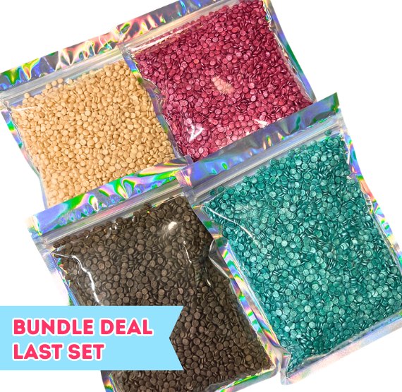 Sprinkle-It® Shimmer Confetti Dot Sprinkles: Regal Set | www.sprinklebeesweet.com