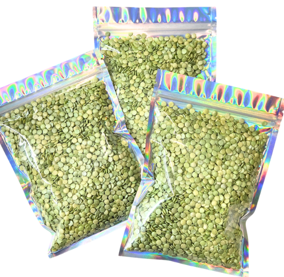 Sprinkle-It® Shimmer Confetti Dot Sprinkles: Ombre Sage - ONLY SET | www.sprinklebeesweet.com