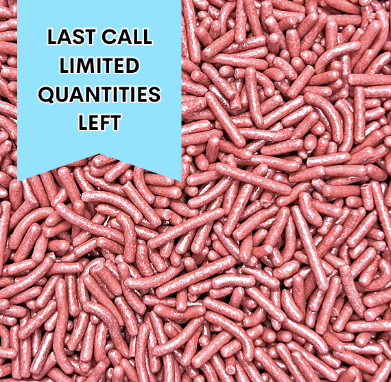 Shimmer Lipstick Pink Jimmies: 1LB Bag - LAST CALL