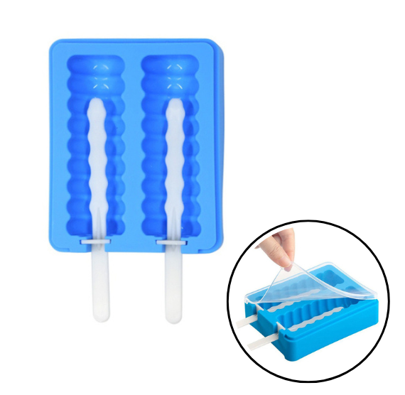 Silicone Popsicle Mold: Long Swirl - LAST CALL