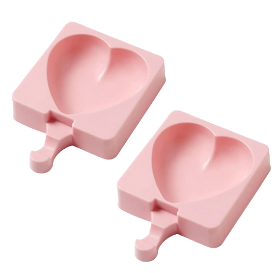 Single Heart Cakesicle Mold Set of 2 - LAST CALL | www.sprinklebeesweet.com
