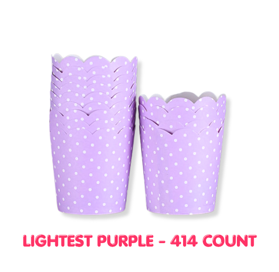 Mini Light Purple Baking Cups - LAST CALL