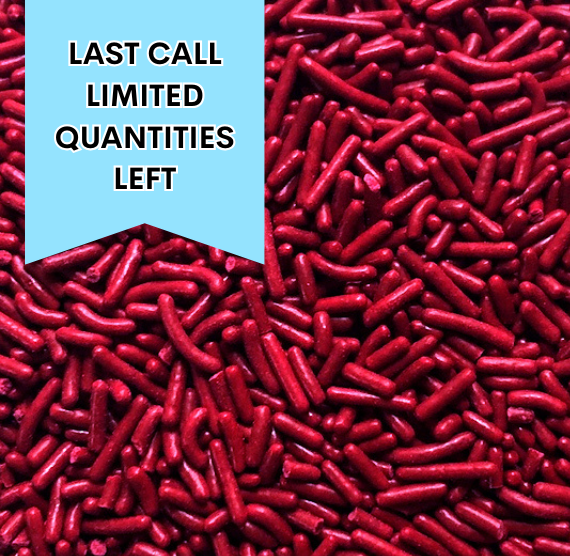 Burgundy Jimmies: 1lb Bag - LAST CALL