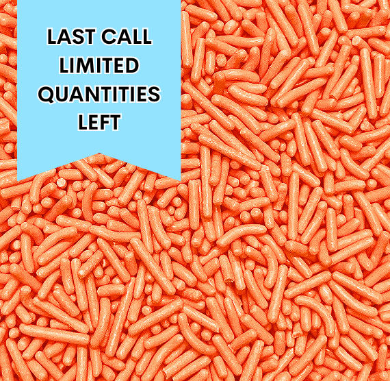 Orangesicle Jimmies: 1lb Bag or 10lb Case - LAST CALL