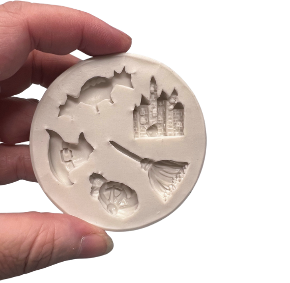 Halloween Fondant Mold: Haunted House