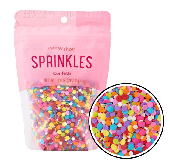 Sweetshop Rainbow Confetti Sprinkles - LAST CALL | www.sprinklebeesweet.com