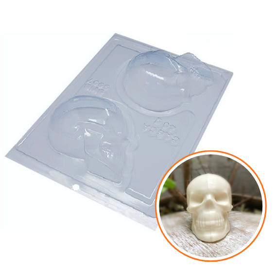 BWB 3 Part Mold: 9997 Large Skull - LAST CALL | www.sprinklebeesweet.com