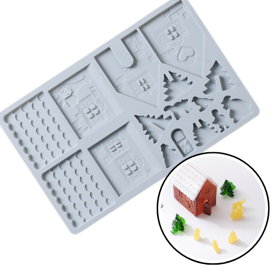 Gingerbread House Mold - LAST CALL SUPERSALE | www.sprinklebeesweet.com