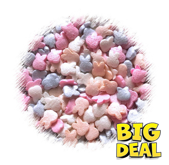 Pastel Bunny Sprinkles - CLOSEOUT BLOWOUT | www.sprinklebeesweet.com