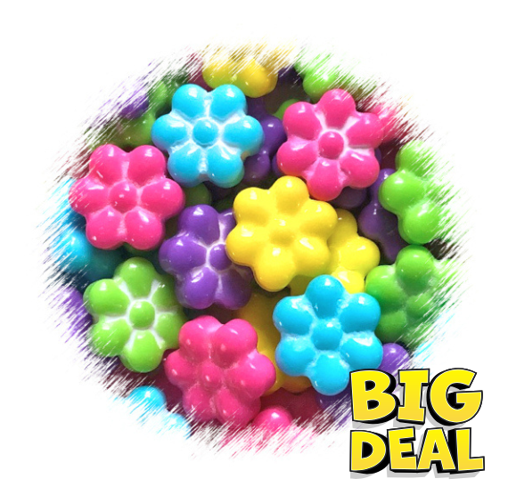 Rainbow Flower Candy Sprinkles - CLOSOUT BLOWOUT | www.sprinklebeesweet.com