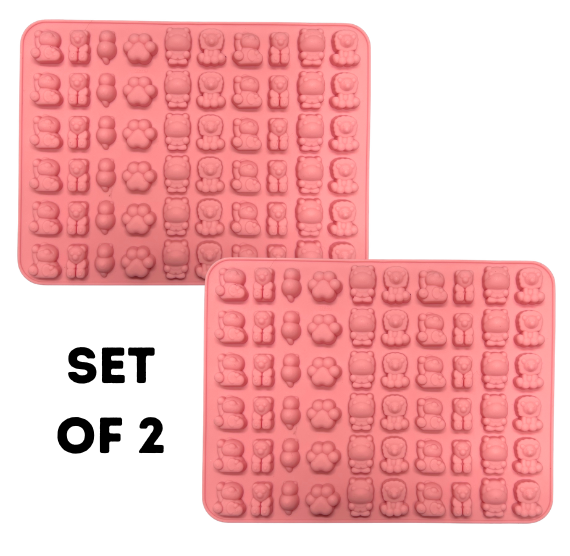 Silicone Gummy Mold: Animals & Paw SET OF 2 - LAST CALL