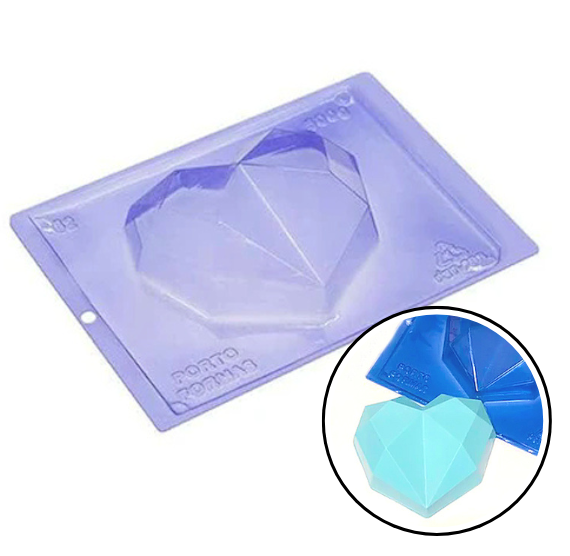 Breakable Diamond Heart Mold: Large - SUPERSALE | www.sprinklebeesweet.com