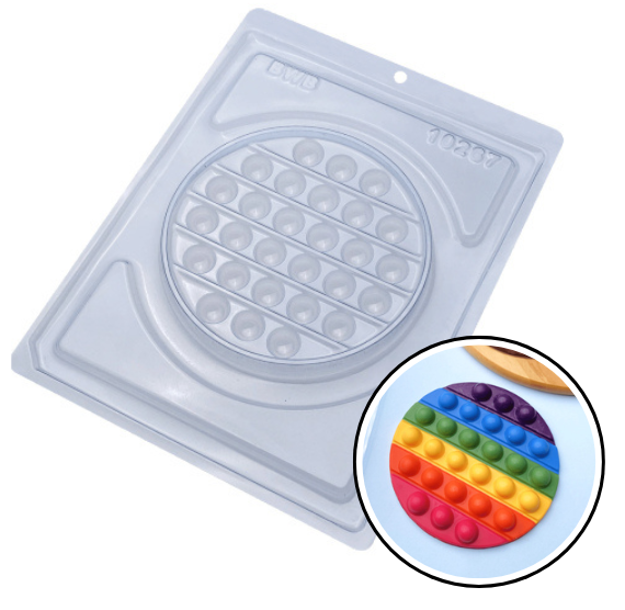 BWB Pop It Circle Mold: 10267 - SUPERSALE | www.sprinklebeesweet.com