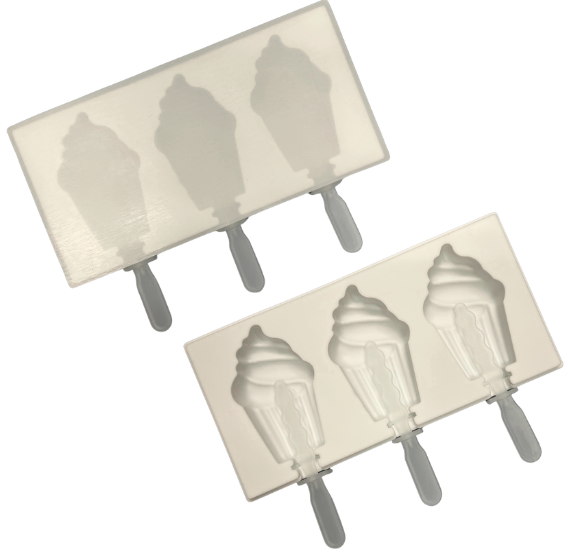 Narrow Cupcake Cakesicle Mold SET OF 2 - LAST CALL