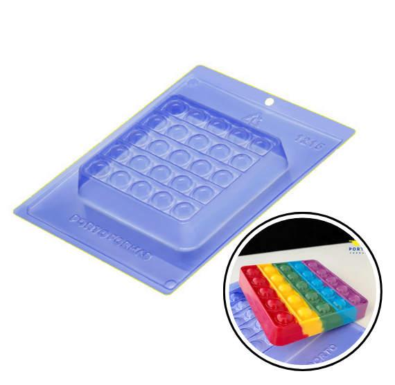 Square Pop It Fidget Chocolate Mold - SUPERSALE | www.sprinklebeesweet.com