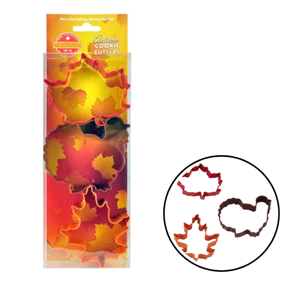 Fall Cookie Cutter Set of 3 - LAST CALL | www.sprinklebeesweet.com
